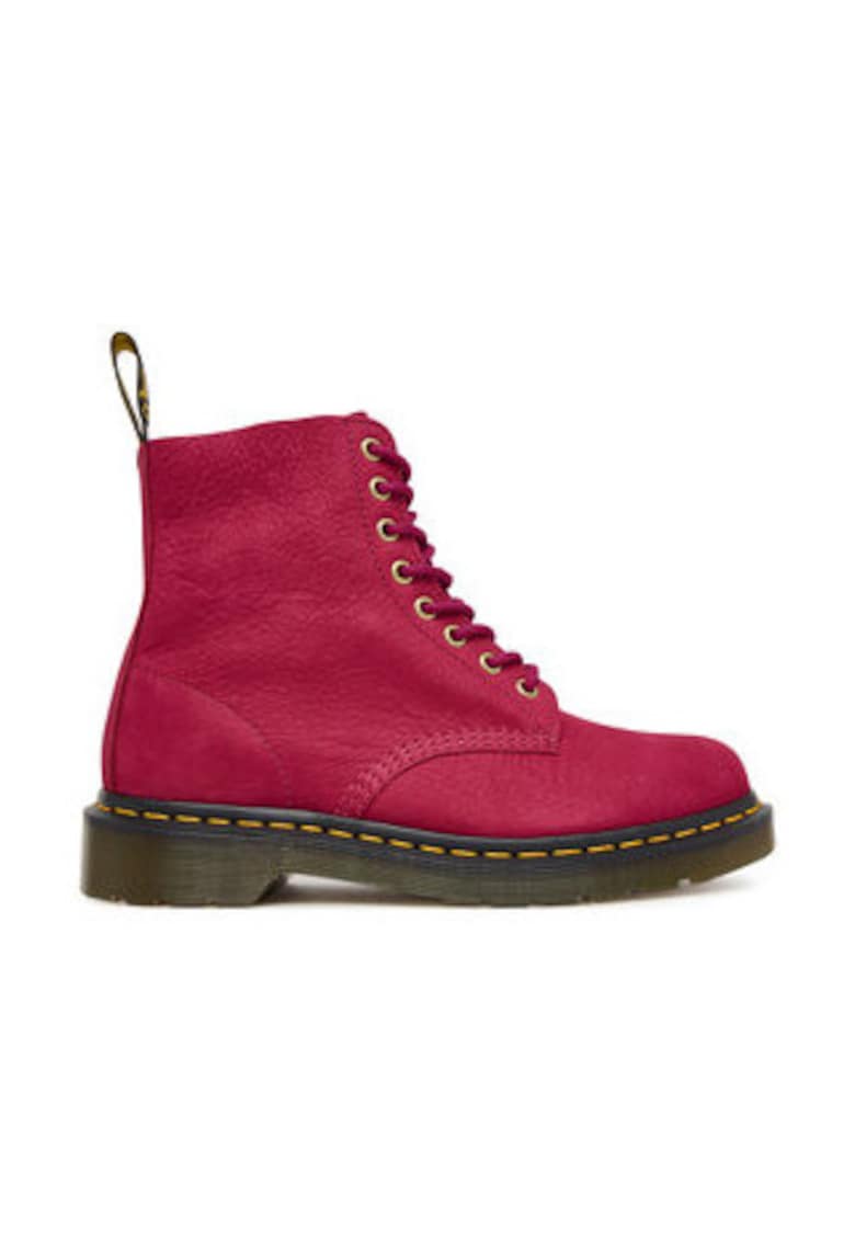 Ghete de dama - Dr Martens - 305757098 - piele naturala - rosu - Dr. Martens