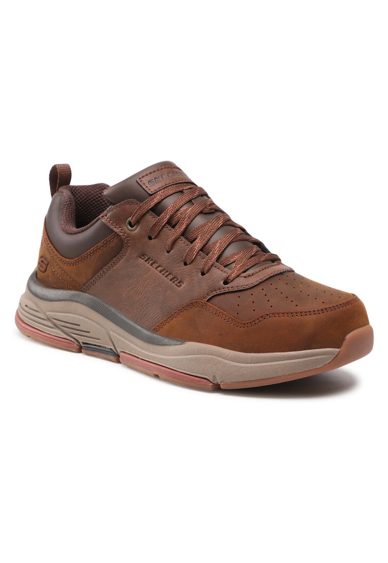 Skechers Tenisi barbati 209078923 - Piele naturala - Maro