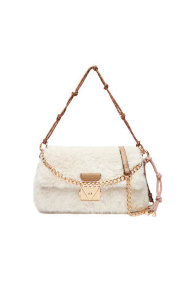 Geanta dama - piele ecologica - multicolor - universala