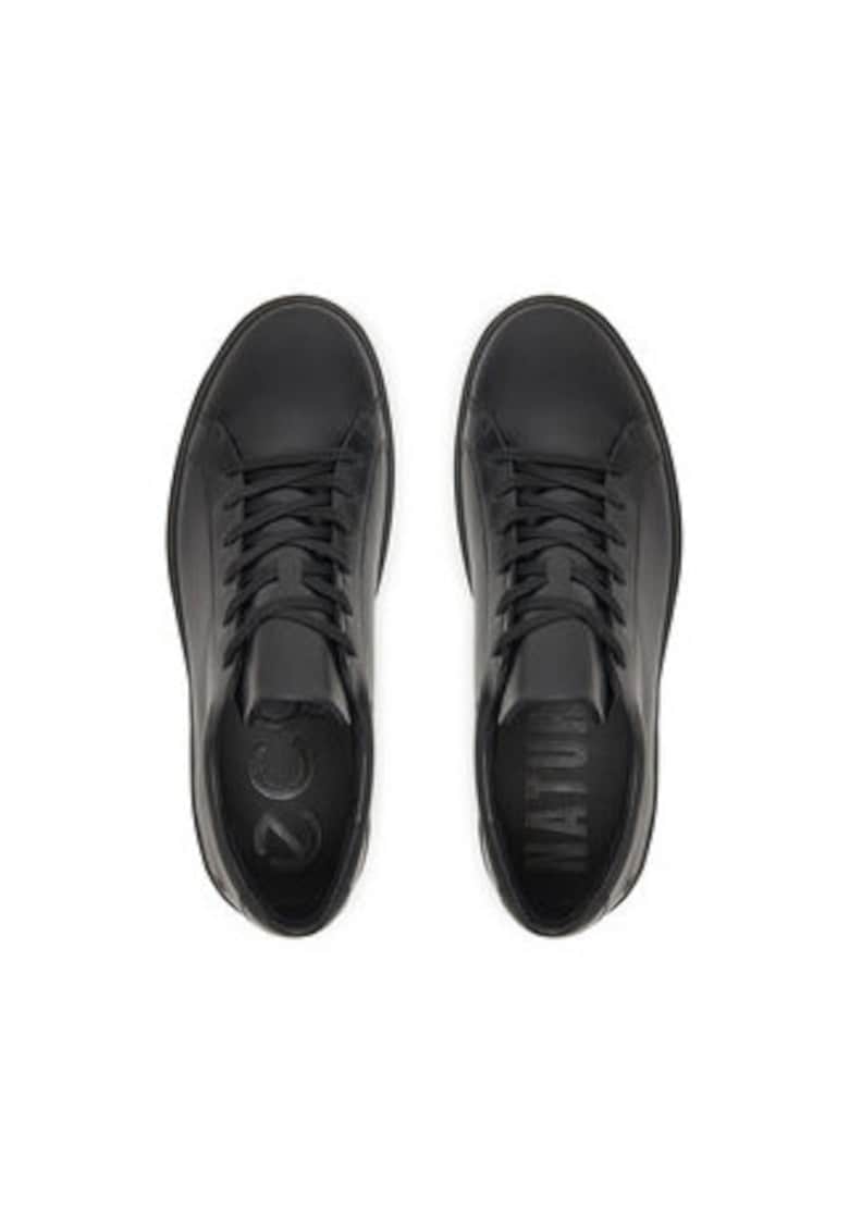 Tenisi barbati 305538161 - Piele naturala - Negru