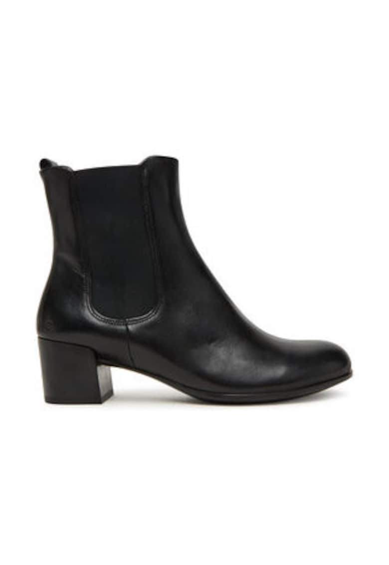 Botine dama piele - negru