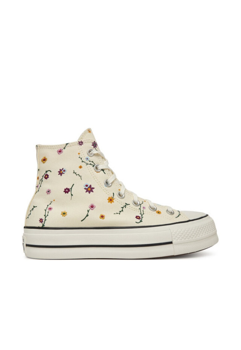 Tenisi dama - model floral - textil - multicolor