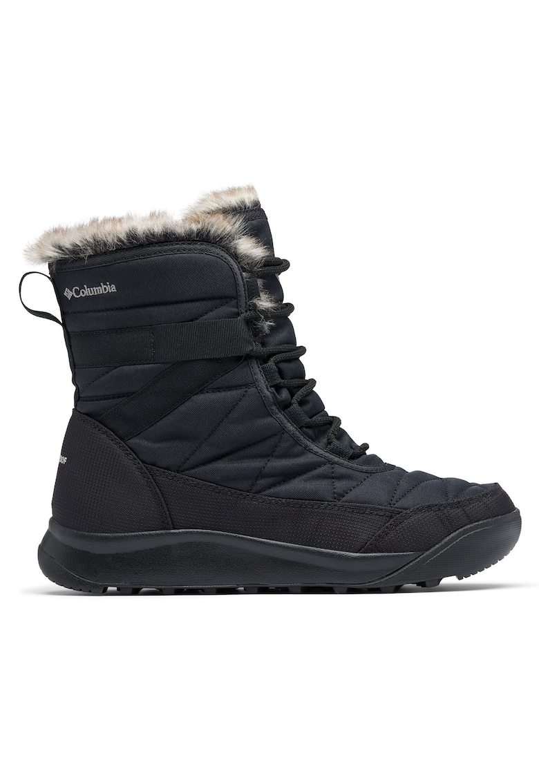 Ghete de zapada pentru femei - 303981792 - material textil - negru