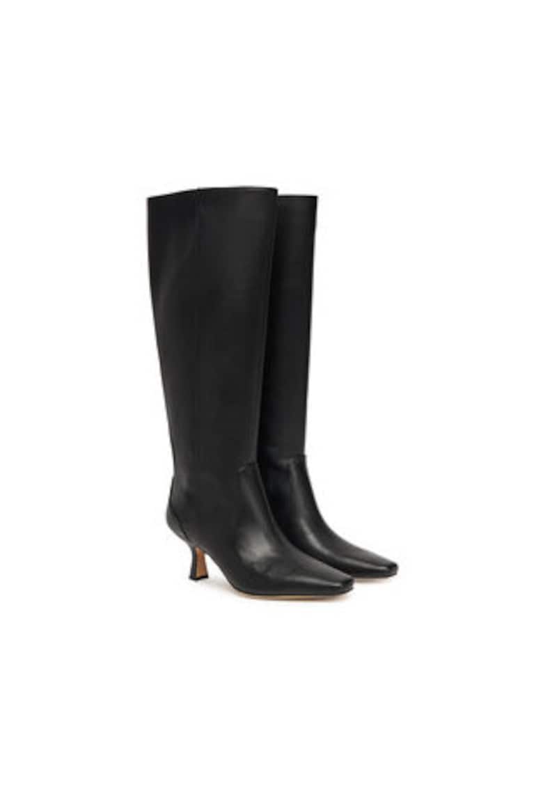 Cizme de dama -  negru - piele naturala