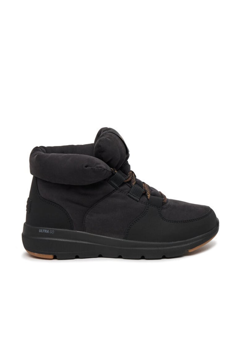 Skechers Ghete dama - pana la glezna - negru - material textil -
