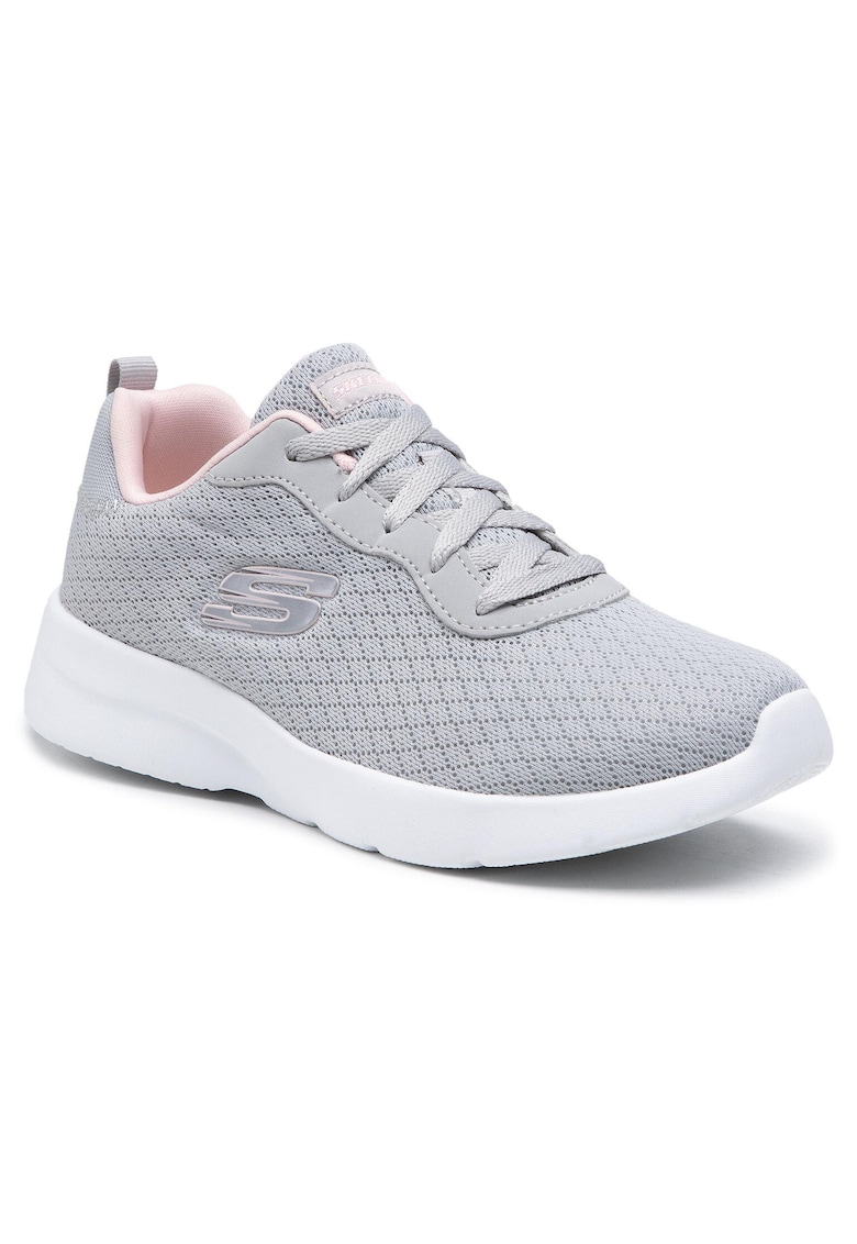 Skechers Tenisi dama - material textil - gri - confortabili -