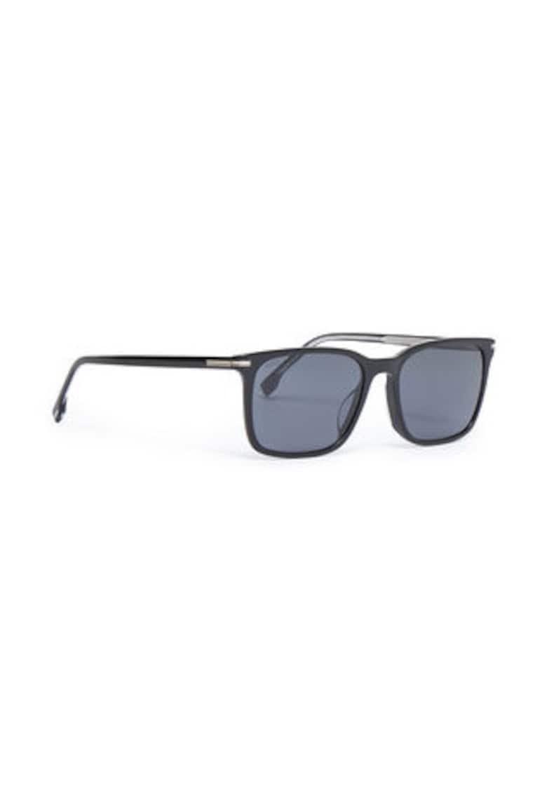 Ochelari de soare barbati - Plastic - Negru - 55