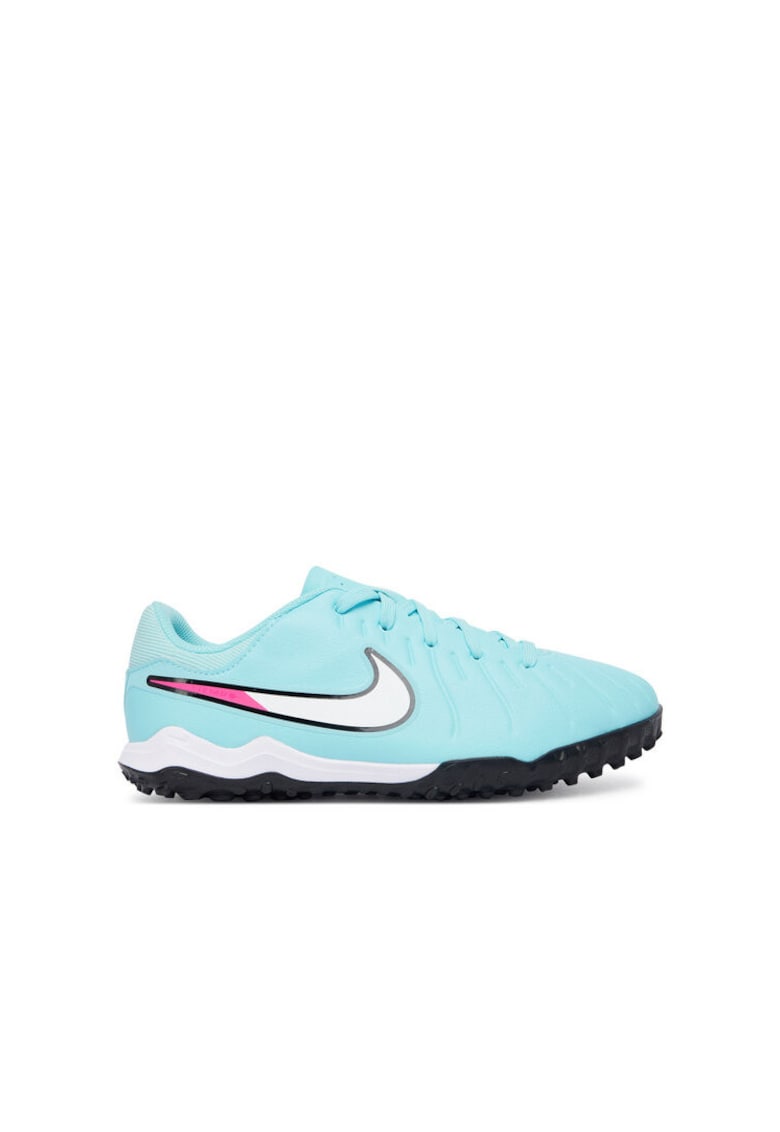 Adidasi de fotbal copii - piele ecologica - turcoaz