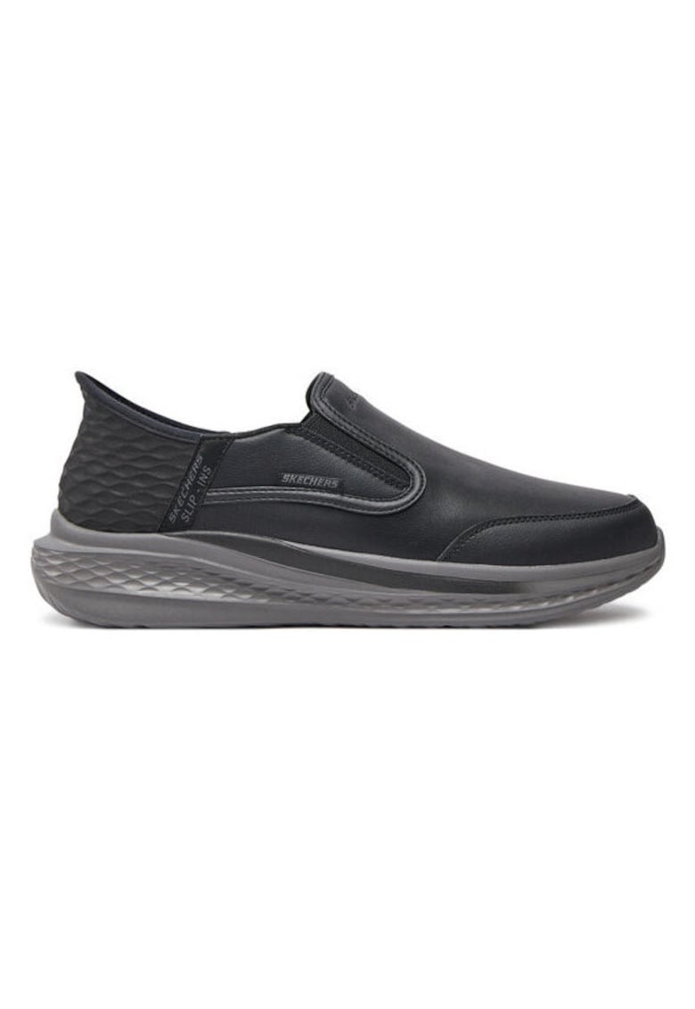 Pantofi sport barbati negru - piele - tehnologie de confort -