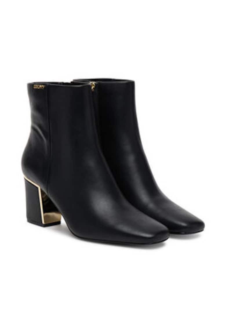 Botine dama -  negru - piele ecologica