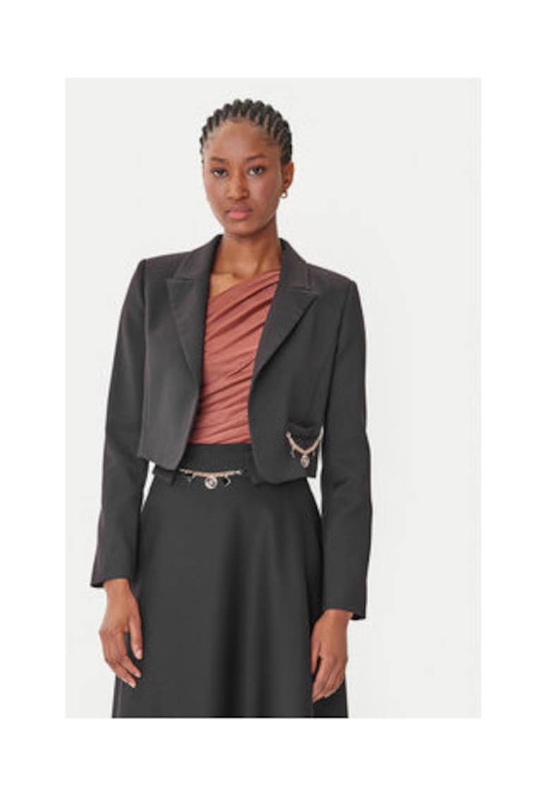 Rinascimento Bolero dama - negru - 64% poliester - 33% viscoza - 3% elastan -