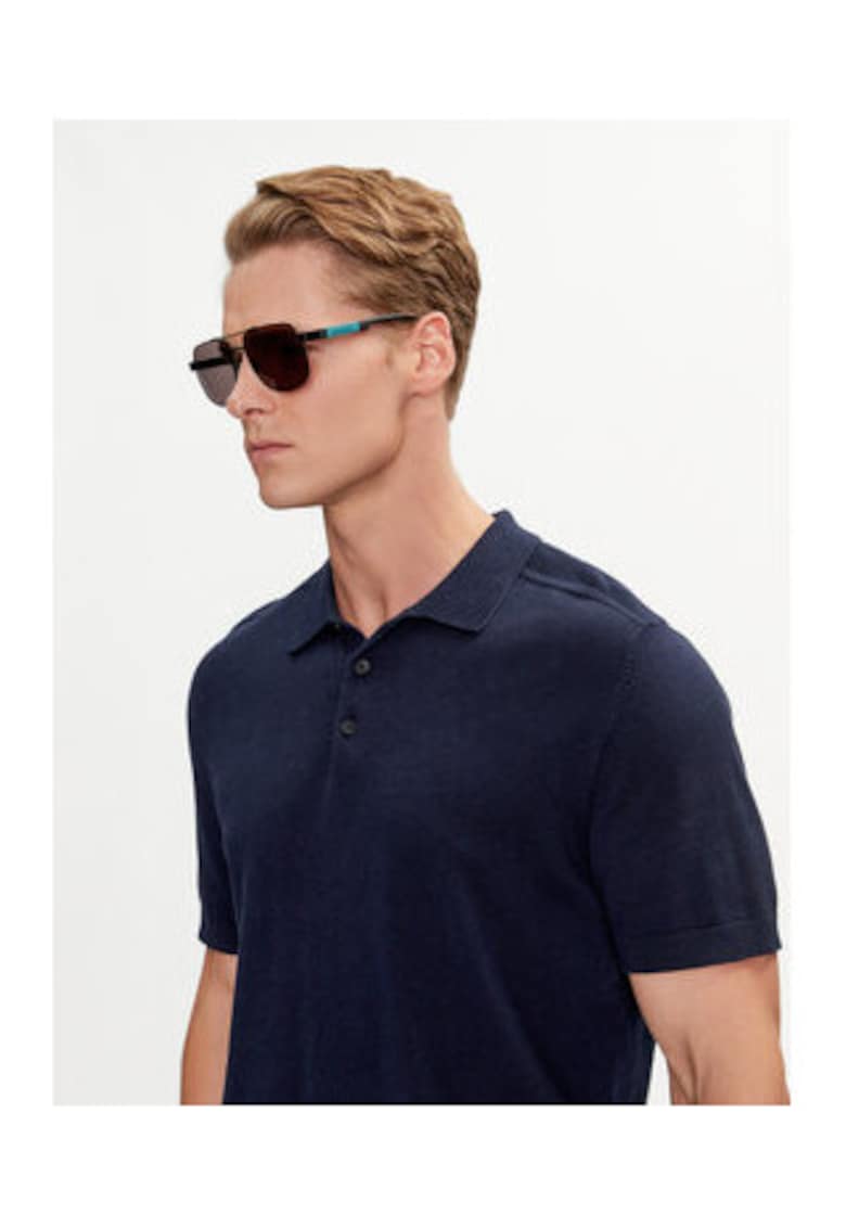 Ochelari de soare barbati -  57 - negru - plastic