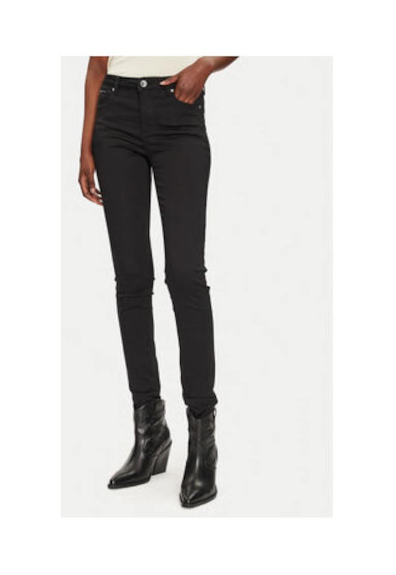 Blugi dama - sintetic - negru -