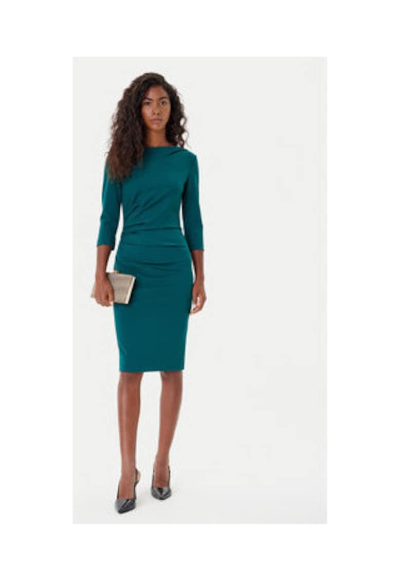Rochie cocktail Dama - Verde - poliester - elastan