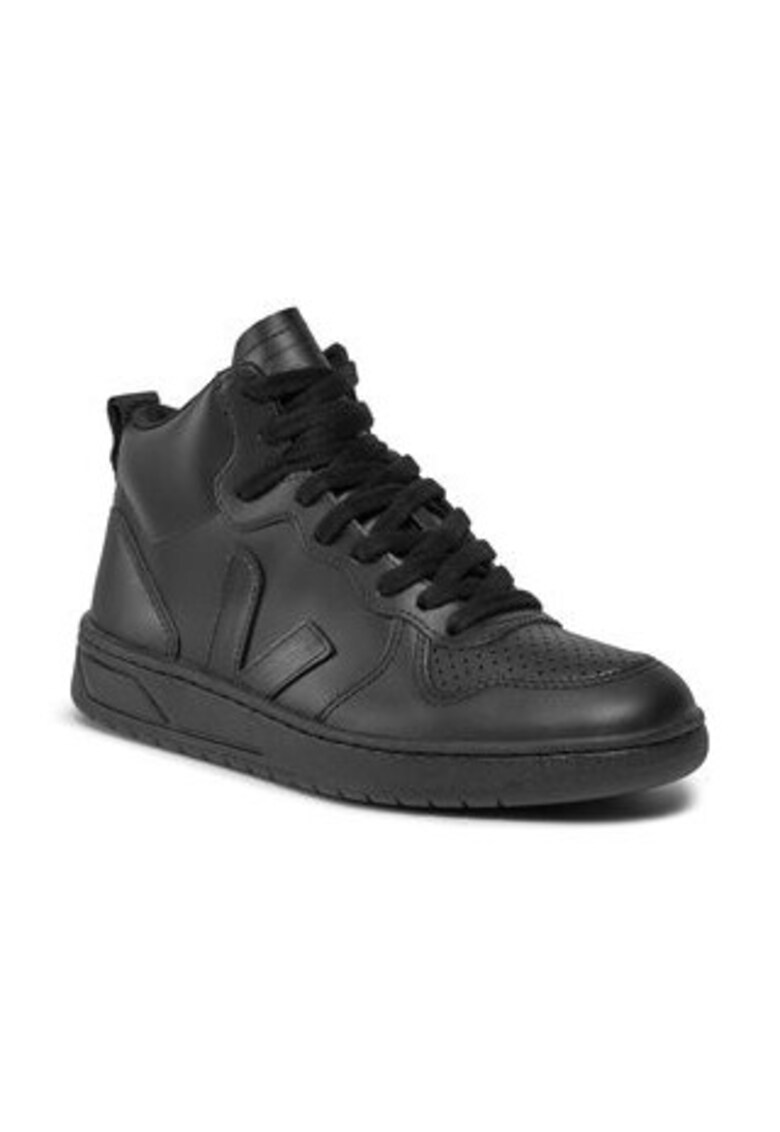 Tenisi barbati - 303906818 - piele naturala - negru