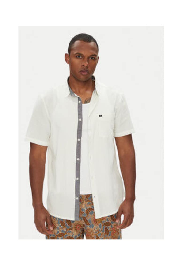 Camasa pentru barbati - bumbac - alb -
