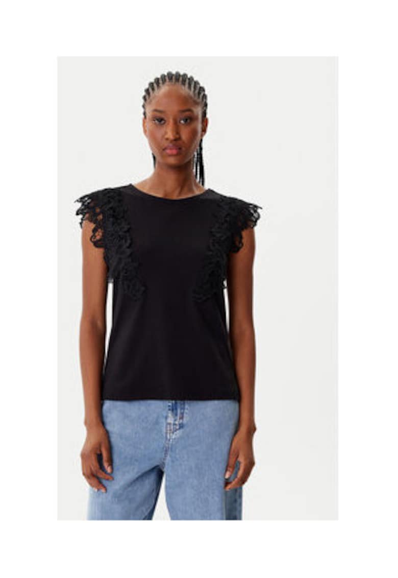 Bluza dama - negru - material sintetic -