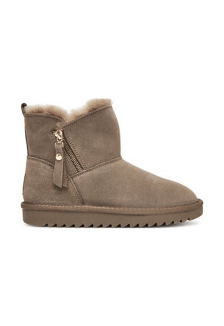 Ghete dama 305490841 - Piele naturala - Gri