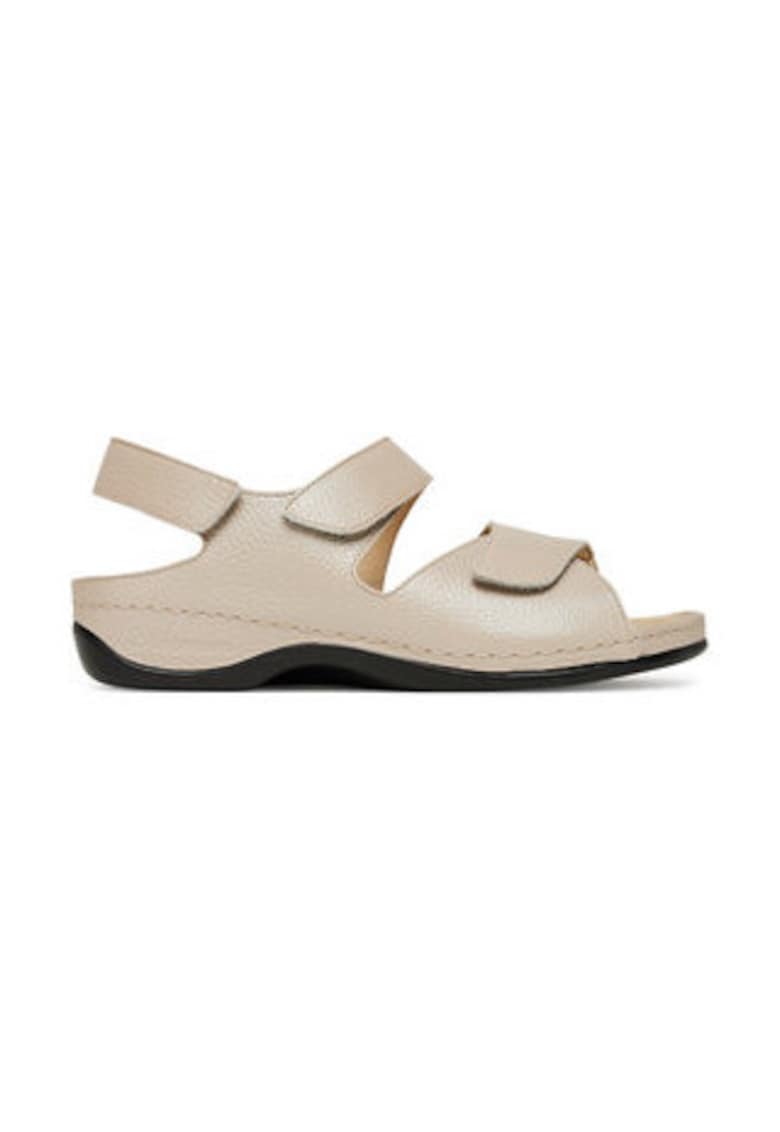 Sandale dama - 305479150 - piele naturala - bej