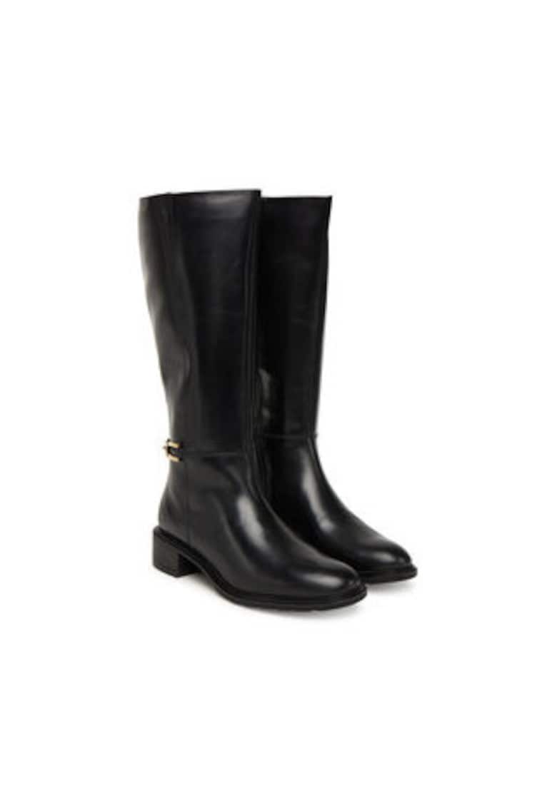 Cizme dama 305490773 - Piele naturala - Negru