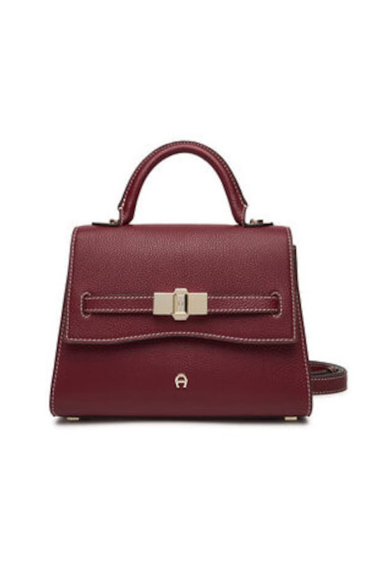 Geanta de dama -  305521880 - piele naturala - rosu