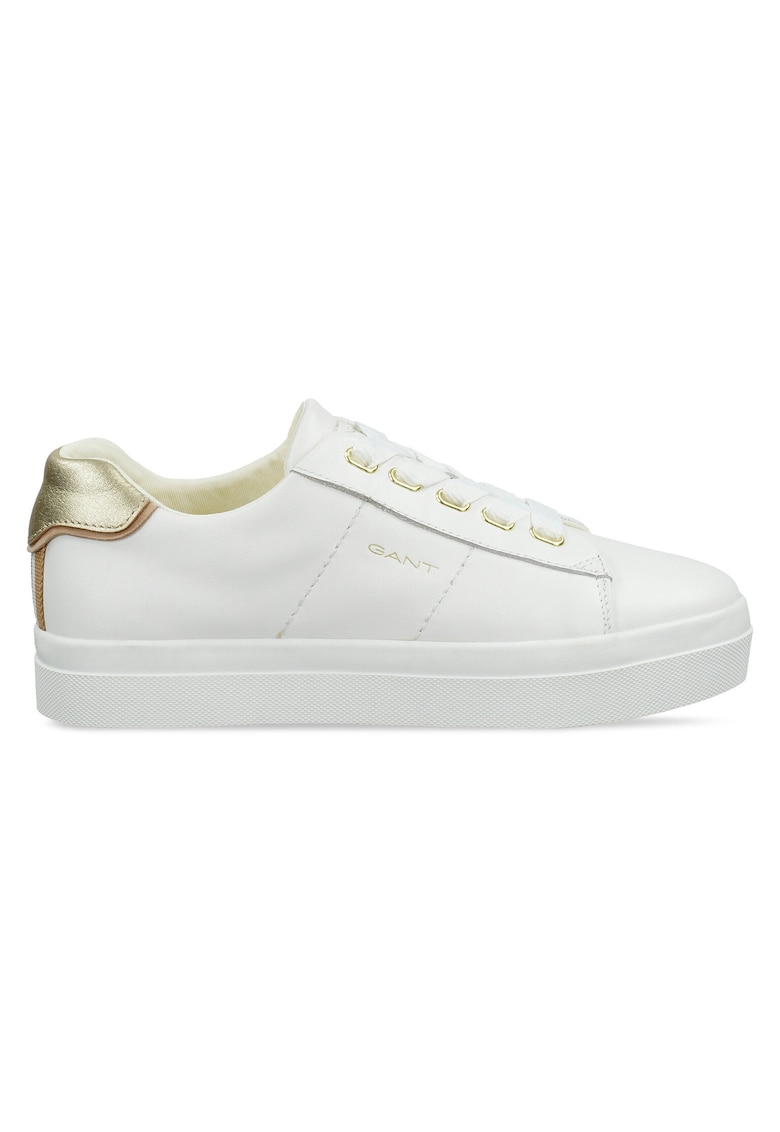 Tenisi de dama - 305603302 - piele naturala - alb