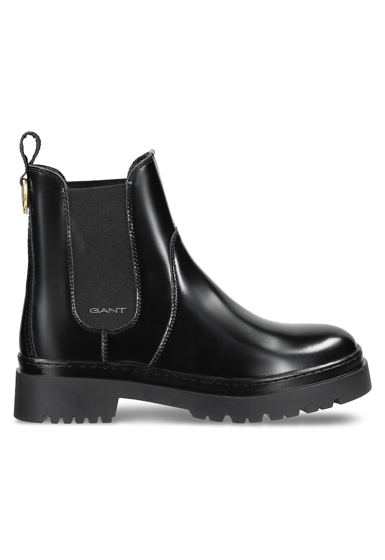 Botine dama 305605207 - Piele naturala - Negru -