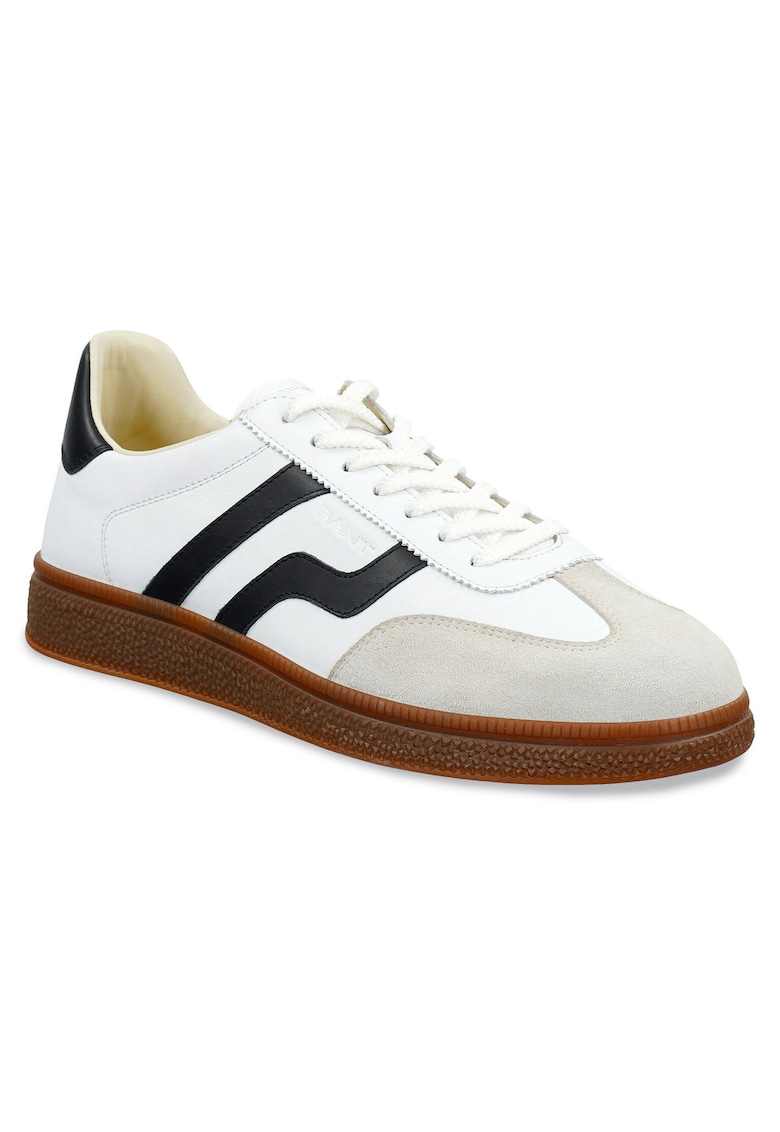 Tenisi barbatesti -  305603524 - piele naturala - alb -