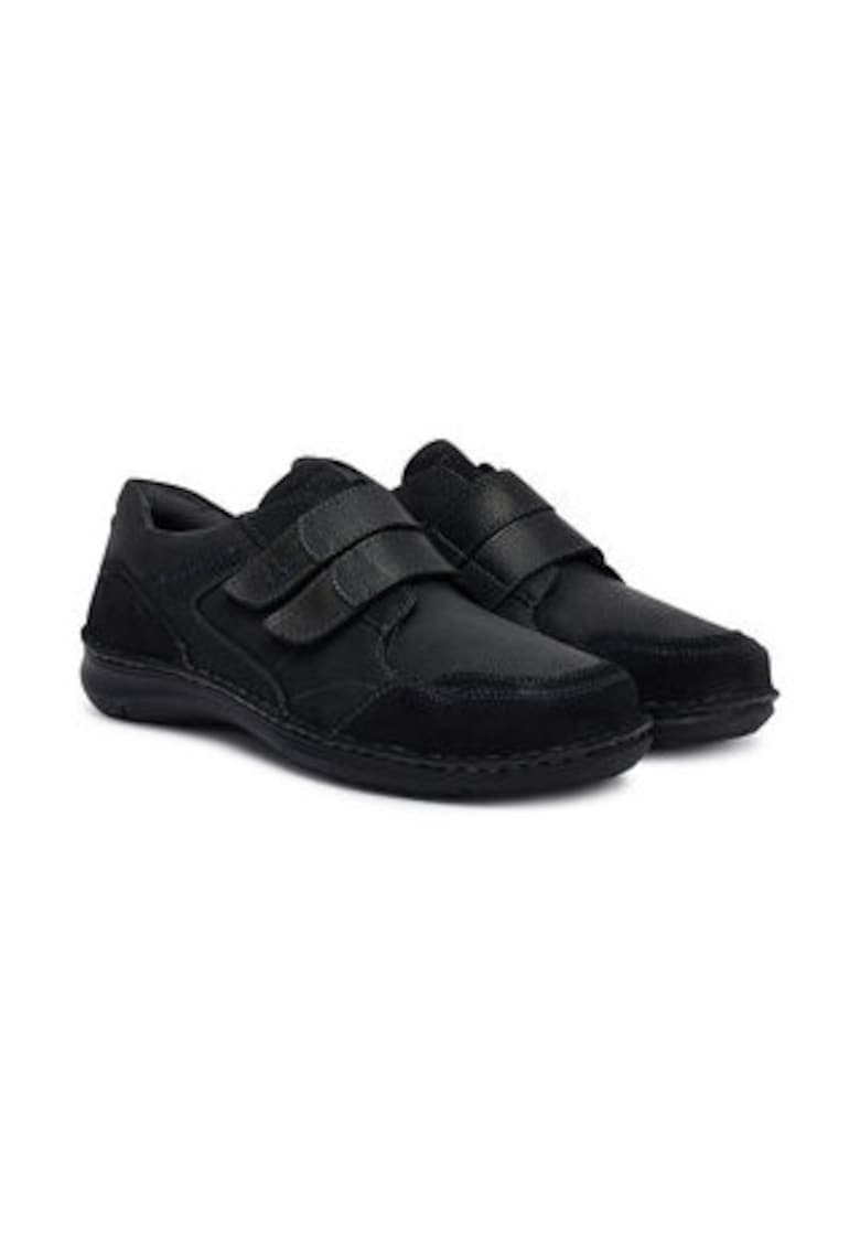 Pantofi barbati - material piele naturala - negru