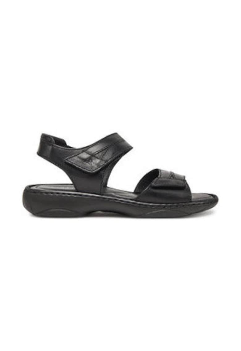 Sandale dama - 304970757 - piele naturala - negru -