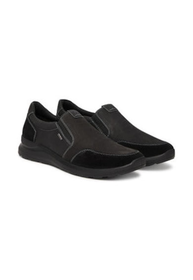 Pantofi barbatesti - material piele naturala - negru