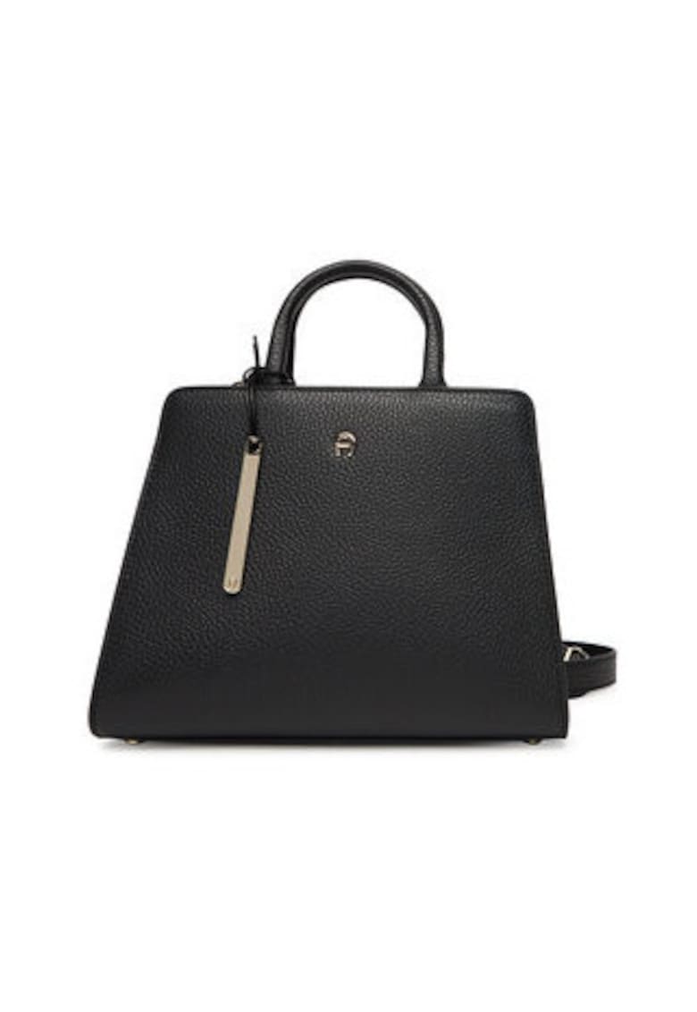 Geanta de dama -  305521712 - piele naturala - negru