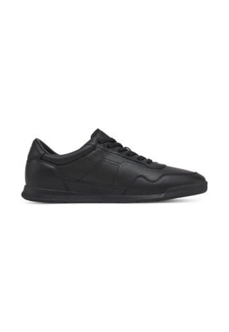 Tenisi barbatesti - 304950070 - piele ecologica - negru