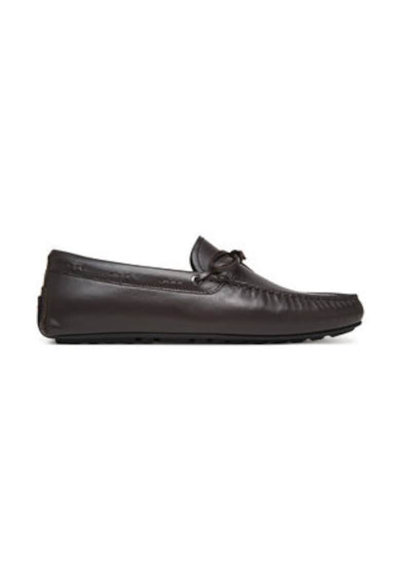Mocasini barbati 304959325 - Piele naturala - Maro inchis