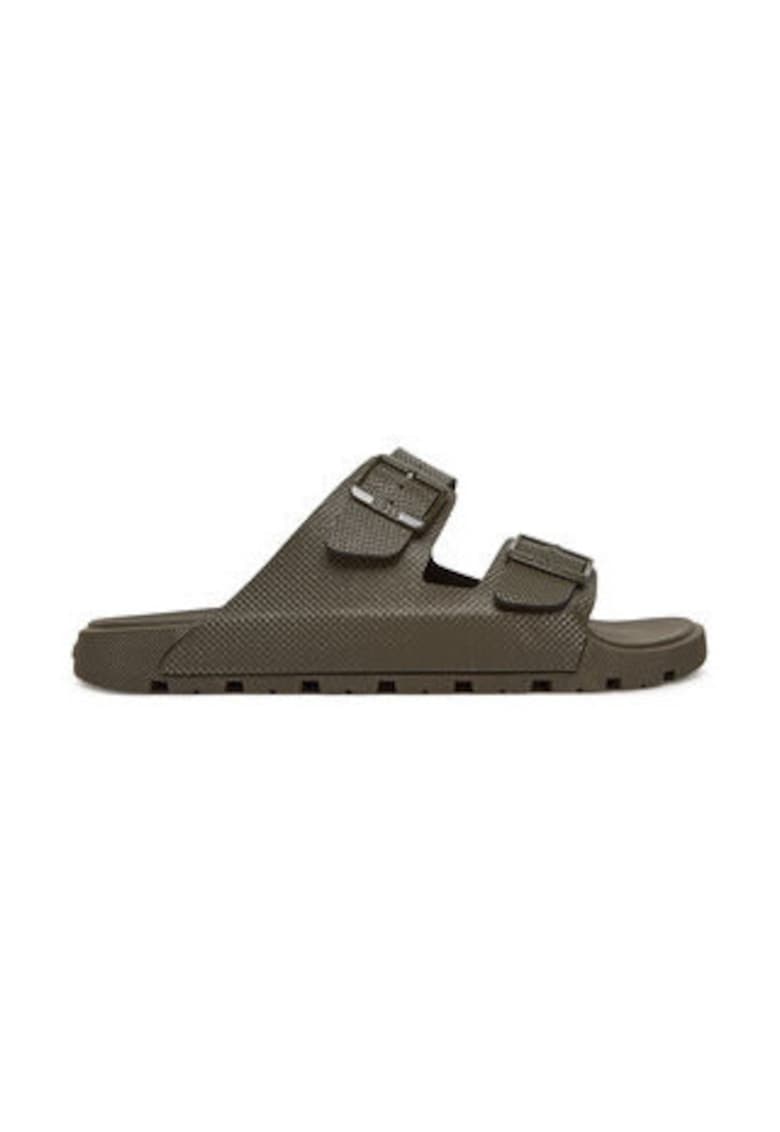 Papuci barbatesti -  plastic - kaki