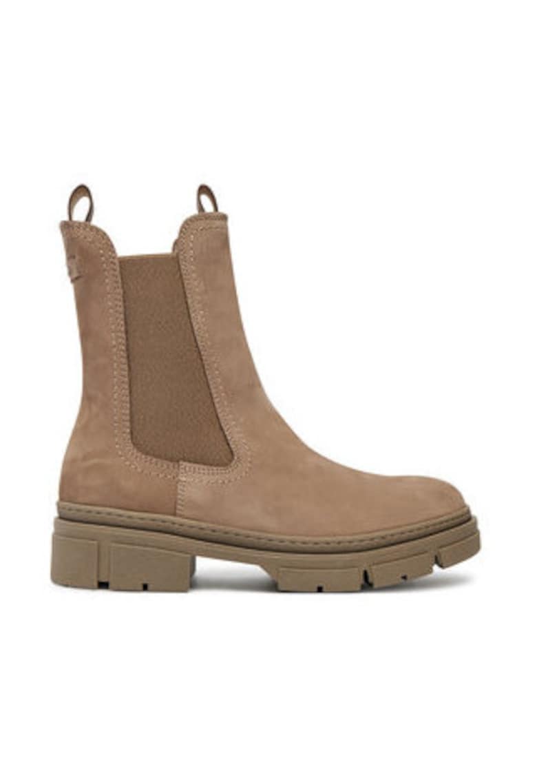 Botine dama 304121647 - Piele naturala - Maro -