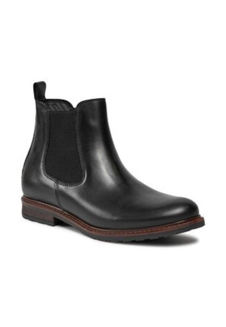 Botine dama 303142605 - Piele naturala - Negru -