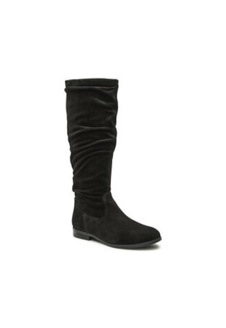 Cizme dama 303133573 - Piele naturala - Negru