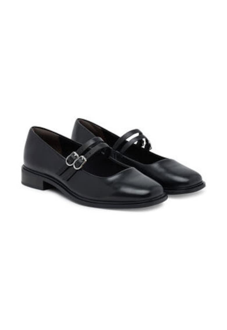 Tamaris Balerini dama - piele naturala - negru -