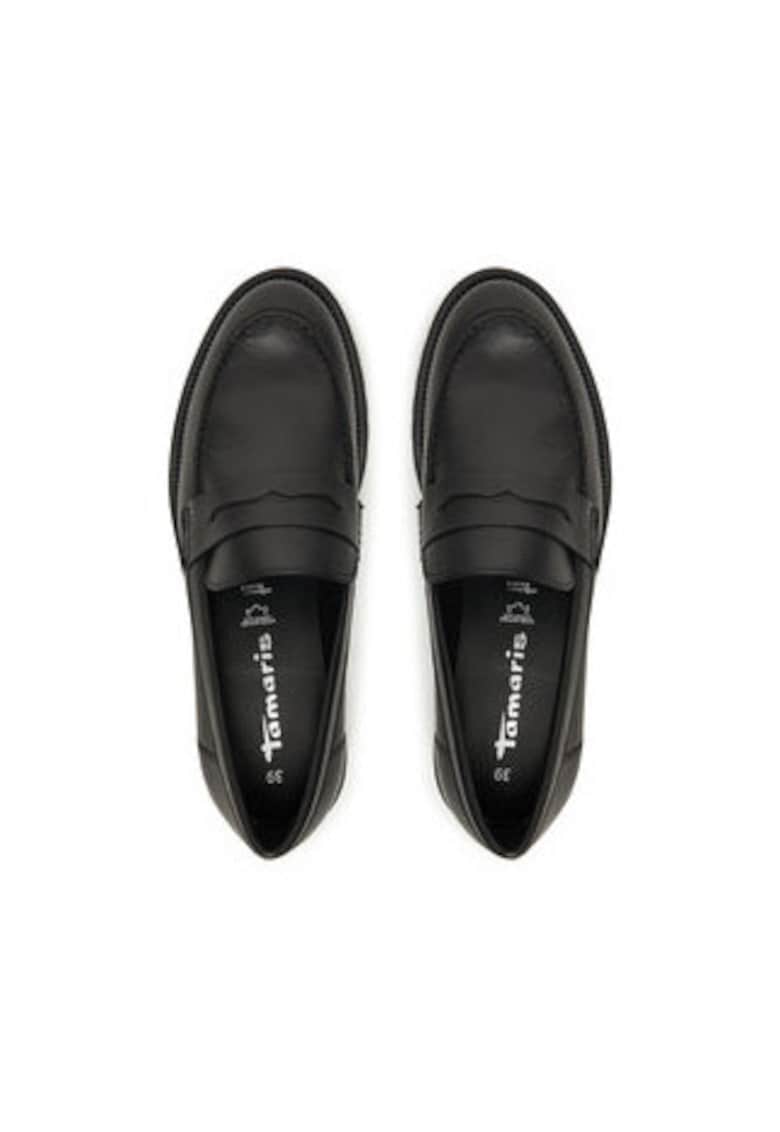 Mocasini dama - negru - piele naturala