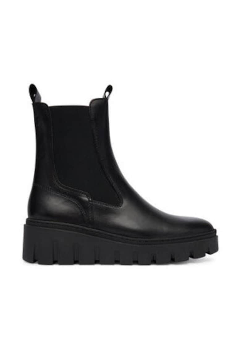 Ghete dama 305412256 - Piele naturala - Negru