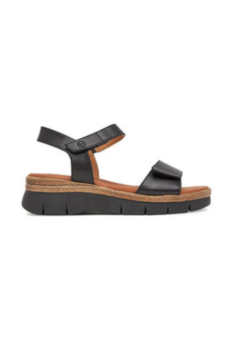 Sandale dama -  304920394 - piele naturala - negru -