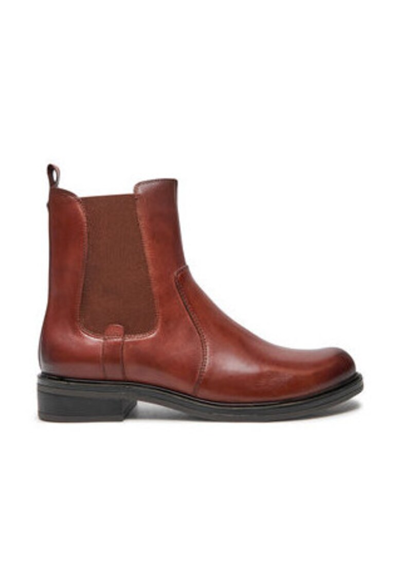 Botine dama - piele naturala - maro
