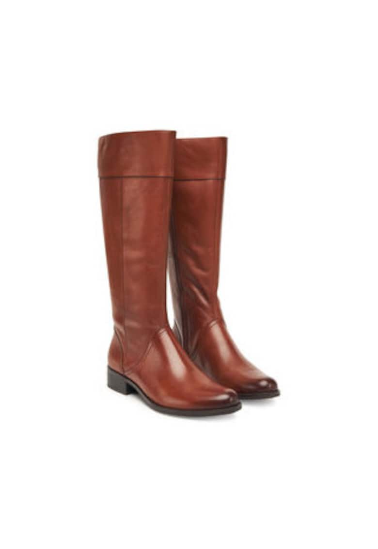 Cizme maro piele naturala - Maro