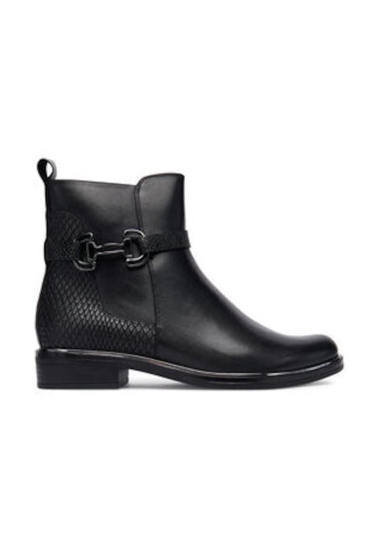 Botine - piele naturala - negru - Negru