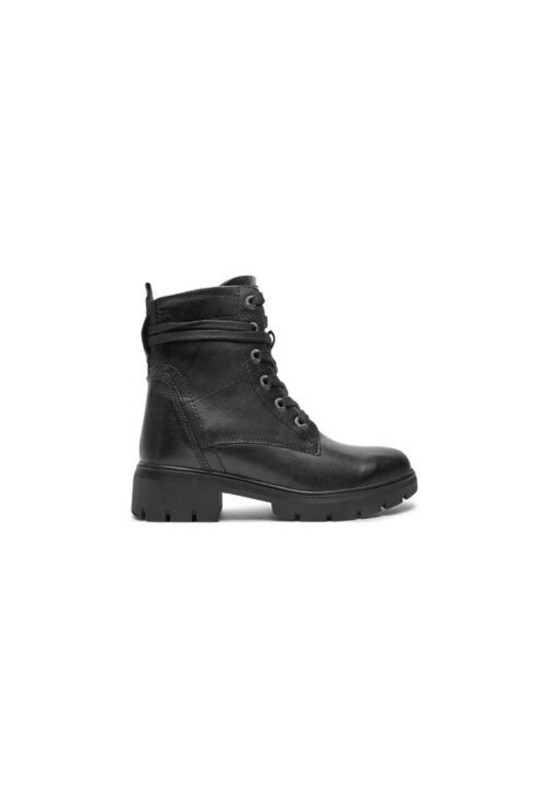 Ghete dama - piele naturala - negru -