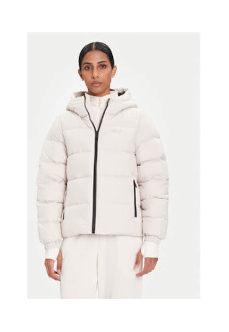 Jack Wolfskin Geaca de puf dama - alb - material sintetic -