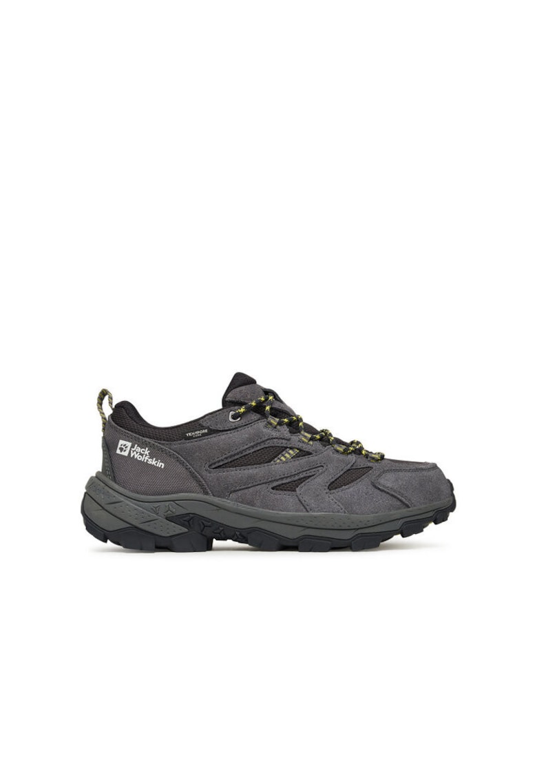Jack Wolfskin Ghete trekking barbati - piele ecologica - 654548 - Gri