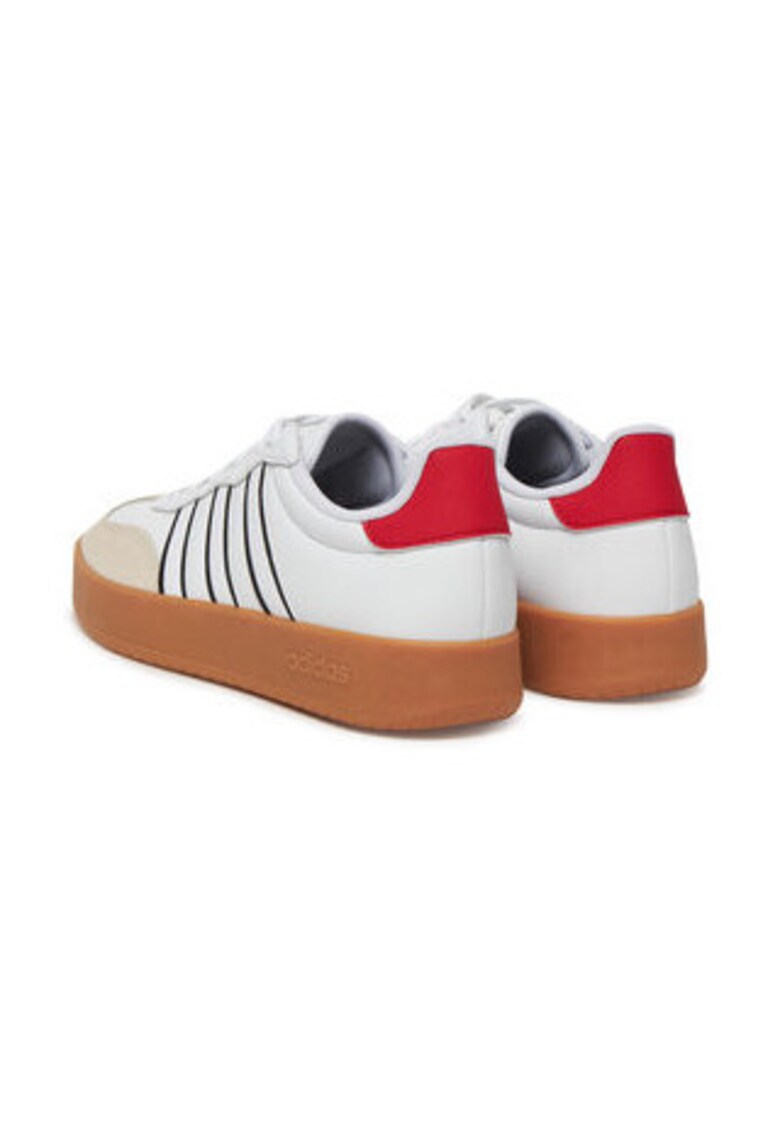 Tenisi barbatesti - 304739118 - piele naturala - alb -