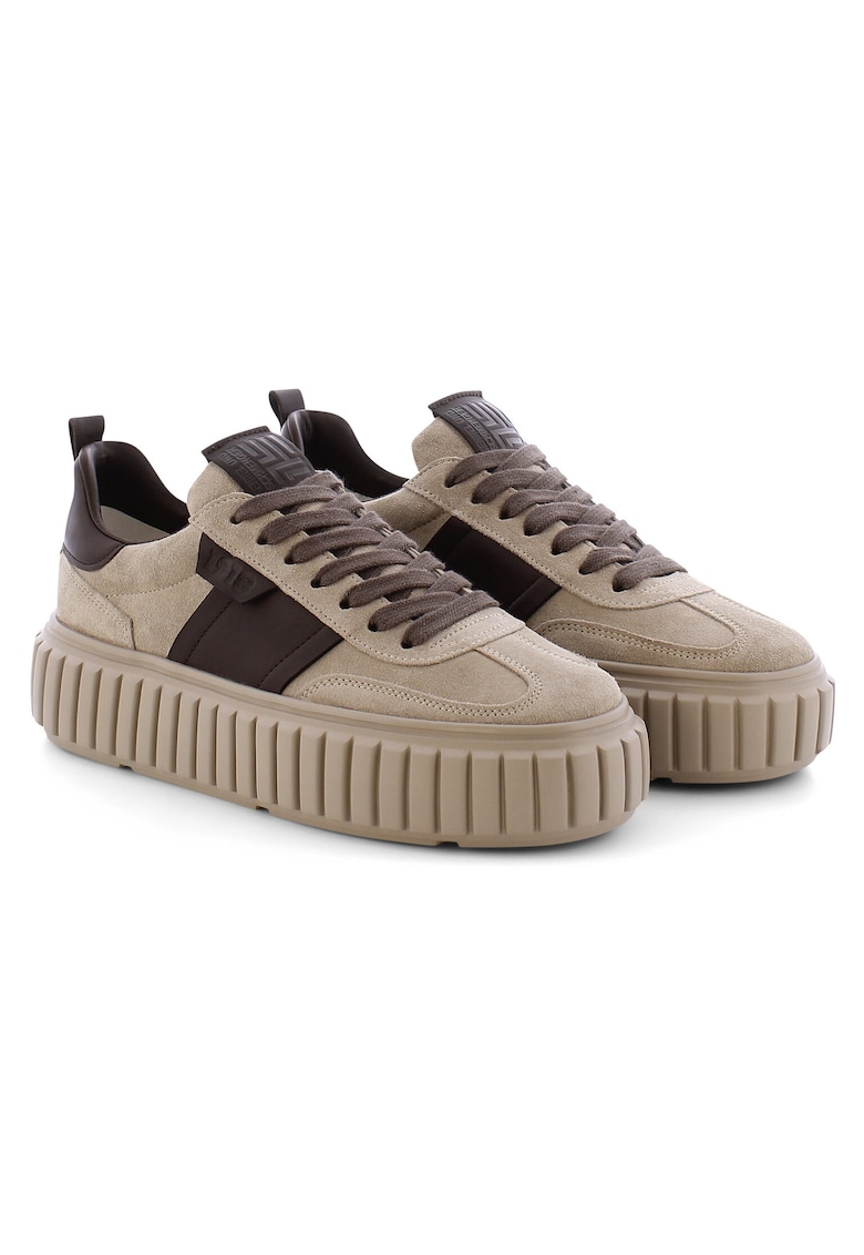 Tenisi dama 305659651 - Piele naturala - Maro -